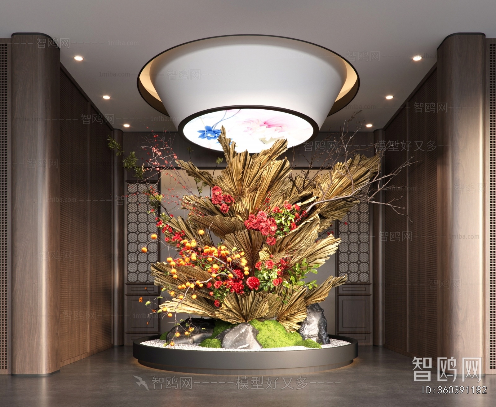 New Chinese Style Lobby Hall