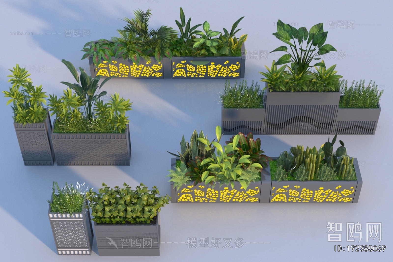 Modern Flower Bed, Flower Bowl, Flower Box