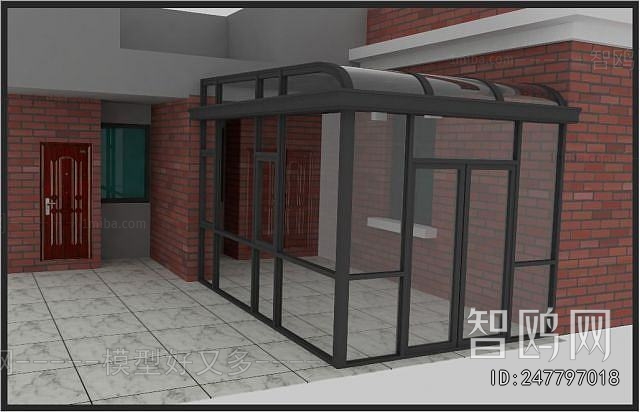 Modern Glass Sun Room