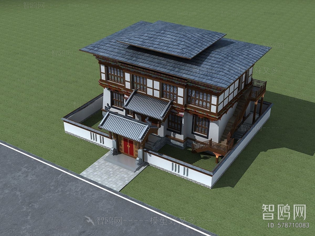 New Chinese Style Detached Villa