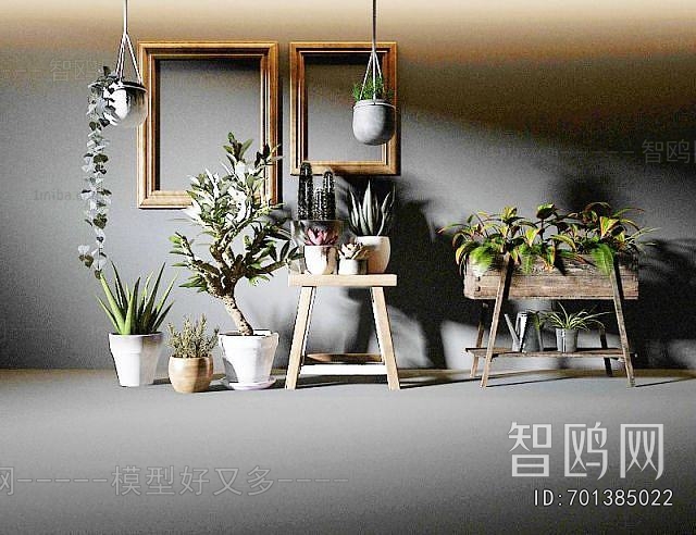 Nordic Style Potted Green Plant