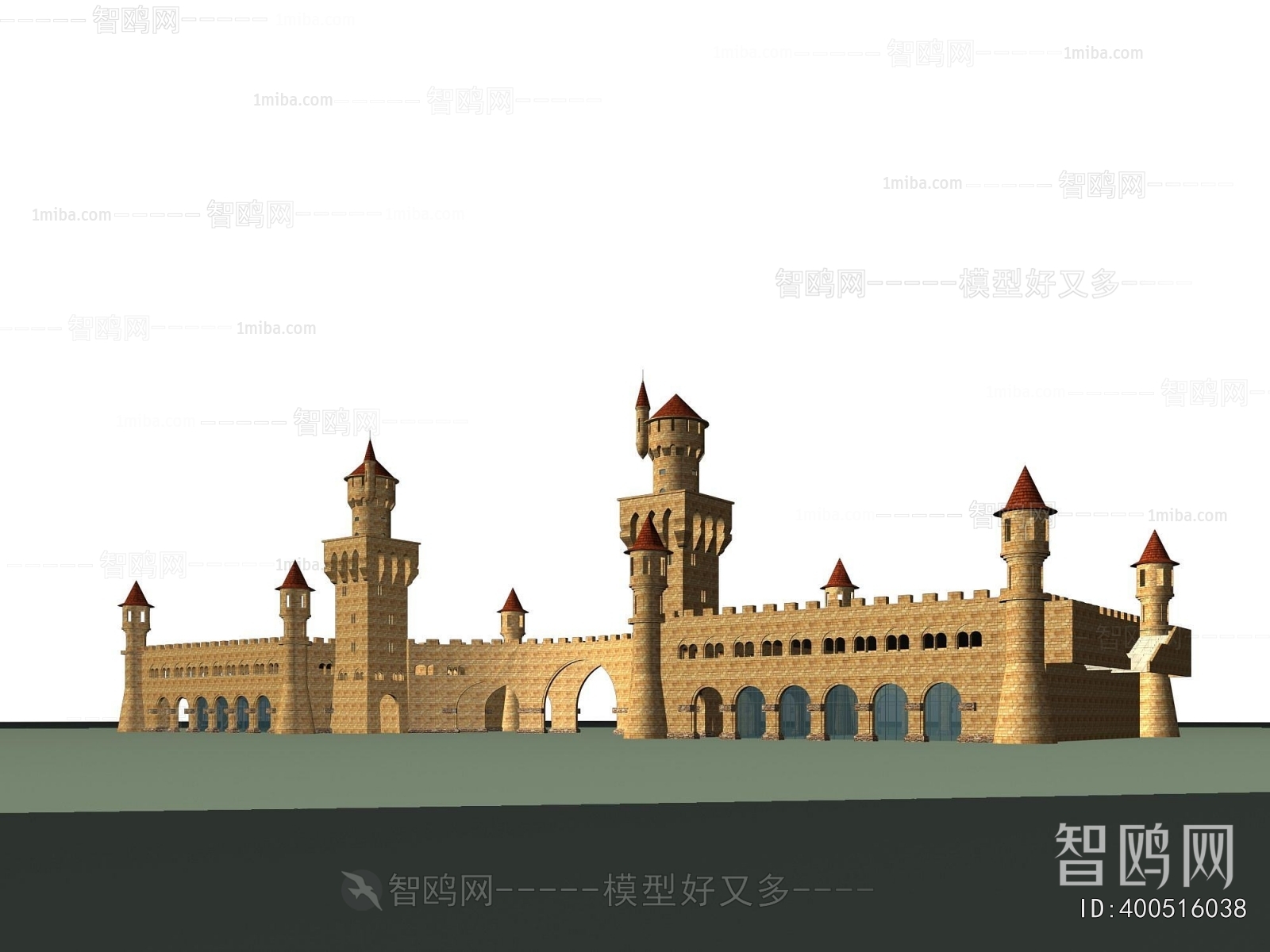 European Style Appearance Of Commercial Building