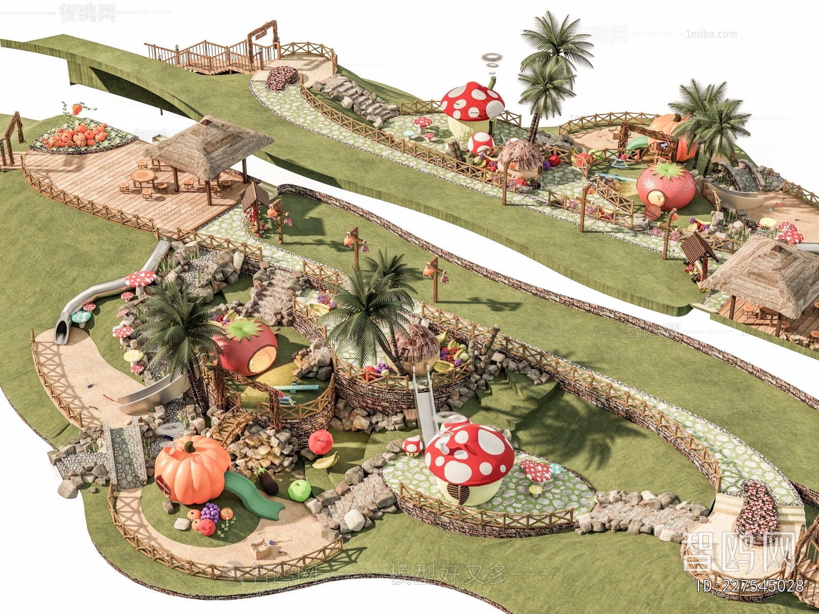 Modern Park Landscape