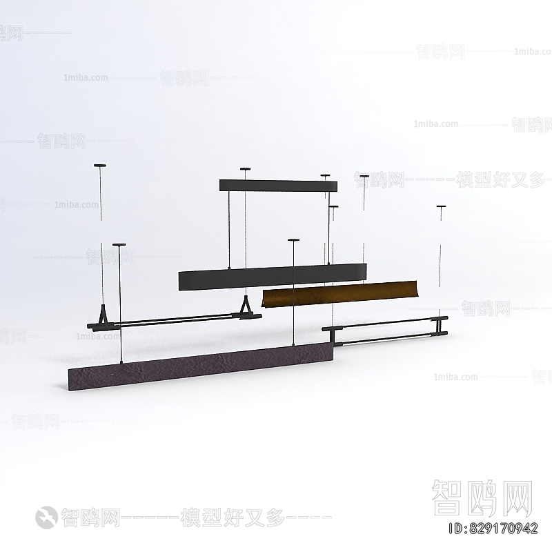 Modern Long Chandelier