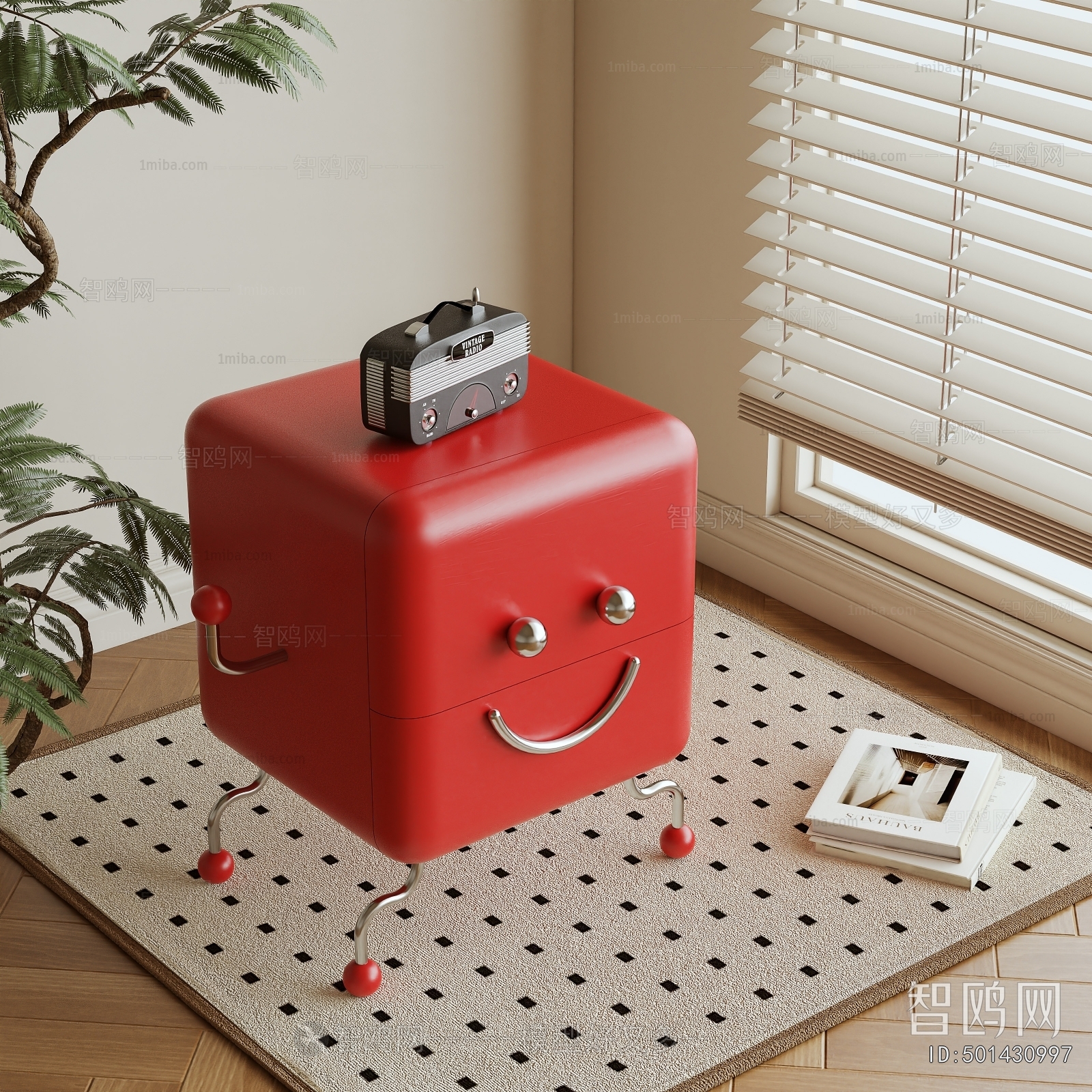 Modern Bedside Cupboard