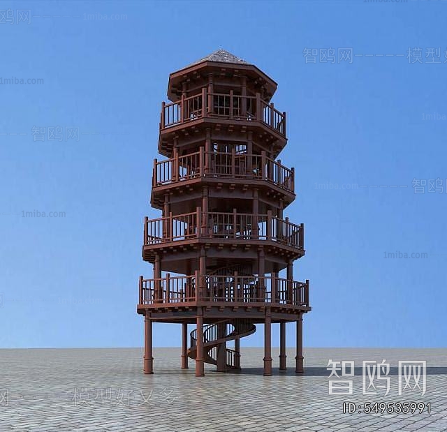 Chinese Style Ancient Architectural Buildings