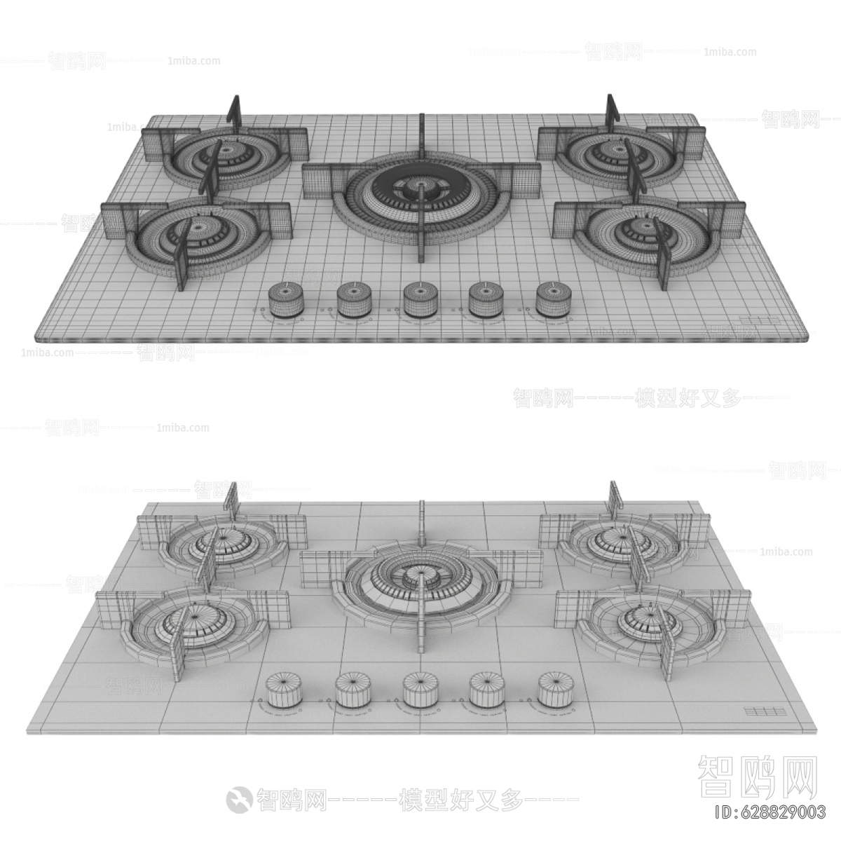 Modern Kitchen Electric Gas Range