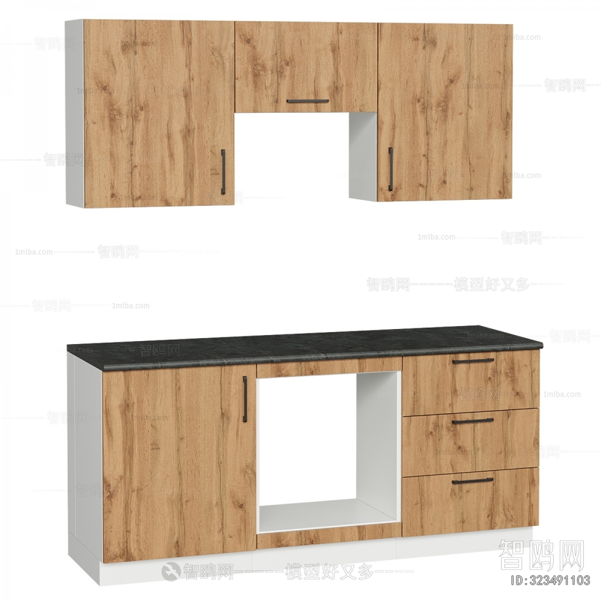 Nordic Style Kitchen Cabinet