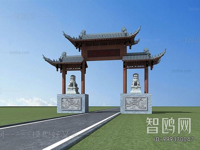 Chinese Style Ancient Architectural Buildings