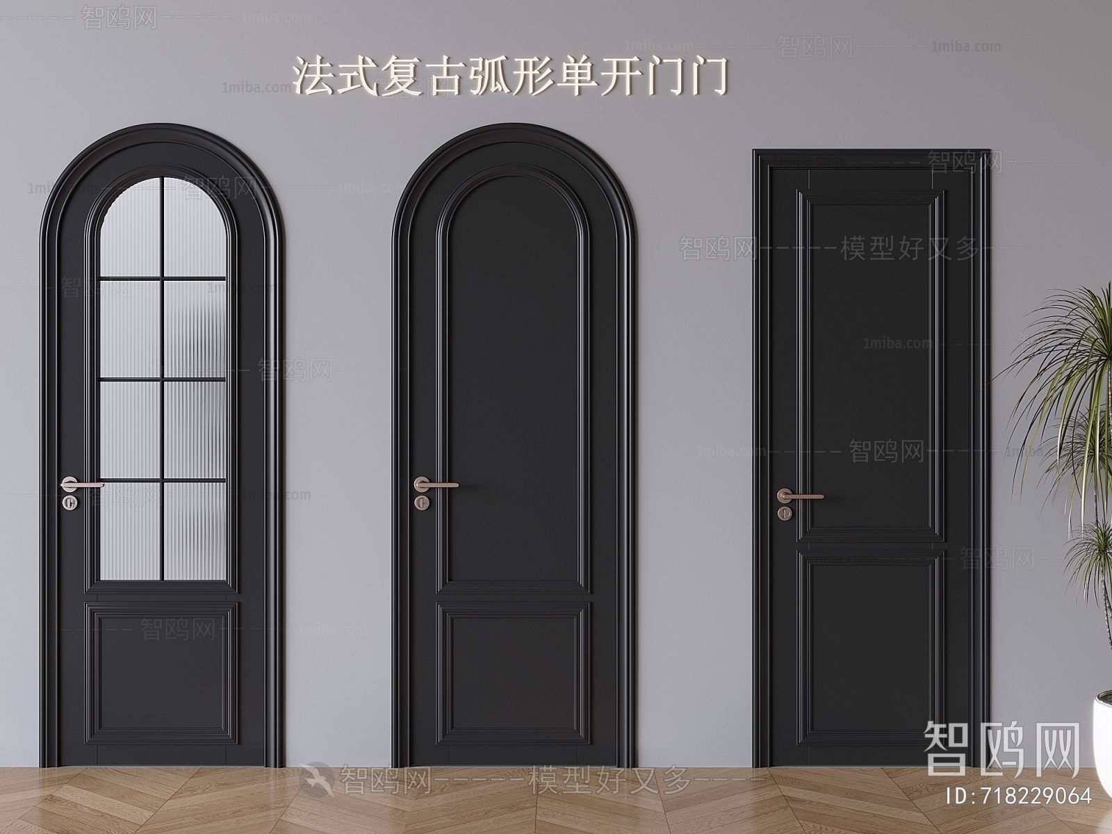 French Style Single Door