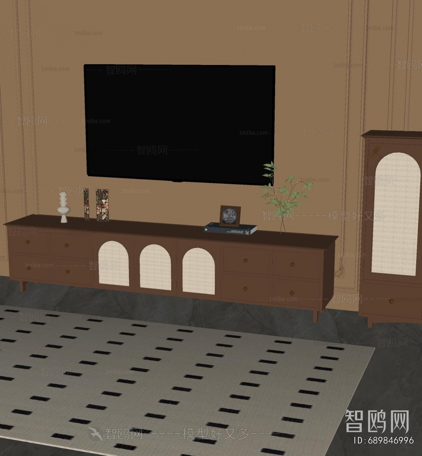 French Style TV Cabinet