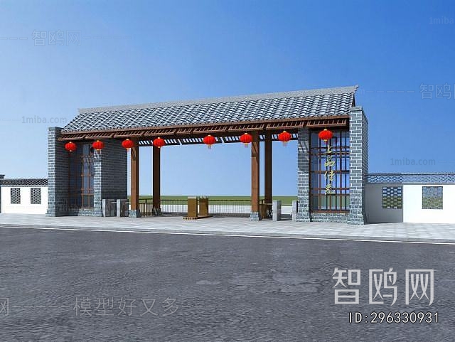 New Chinese Style Gate