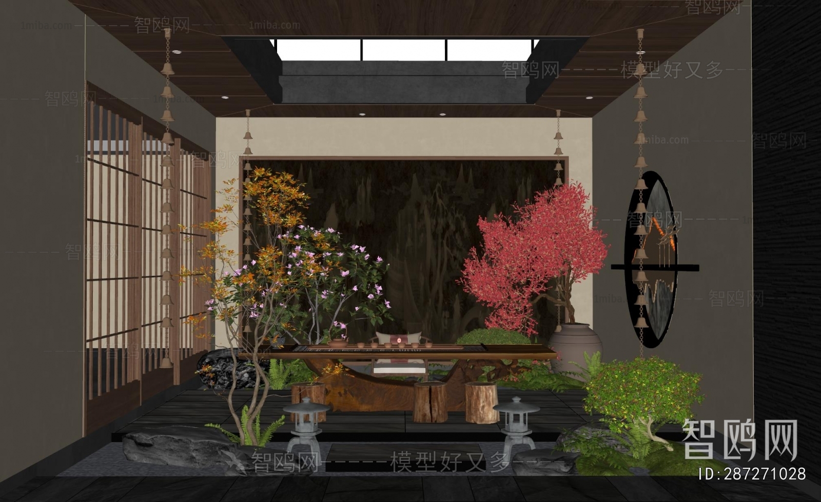 New Chinese Style Courtyard/landscape