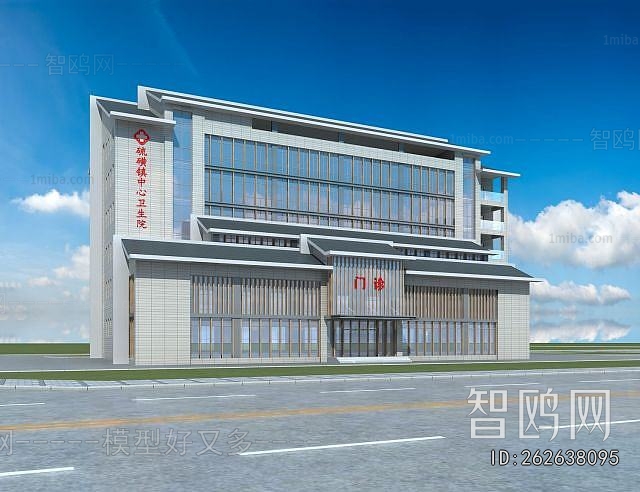 New Chinese Style Architecture Of Artistic Style