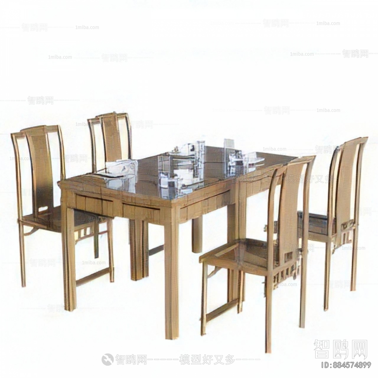 New Chinese Style Dining Table And Chairs