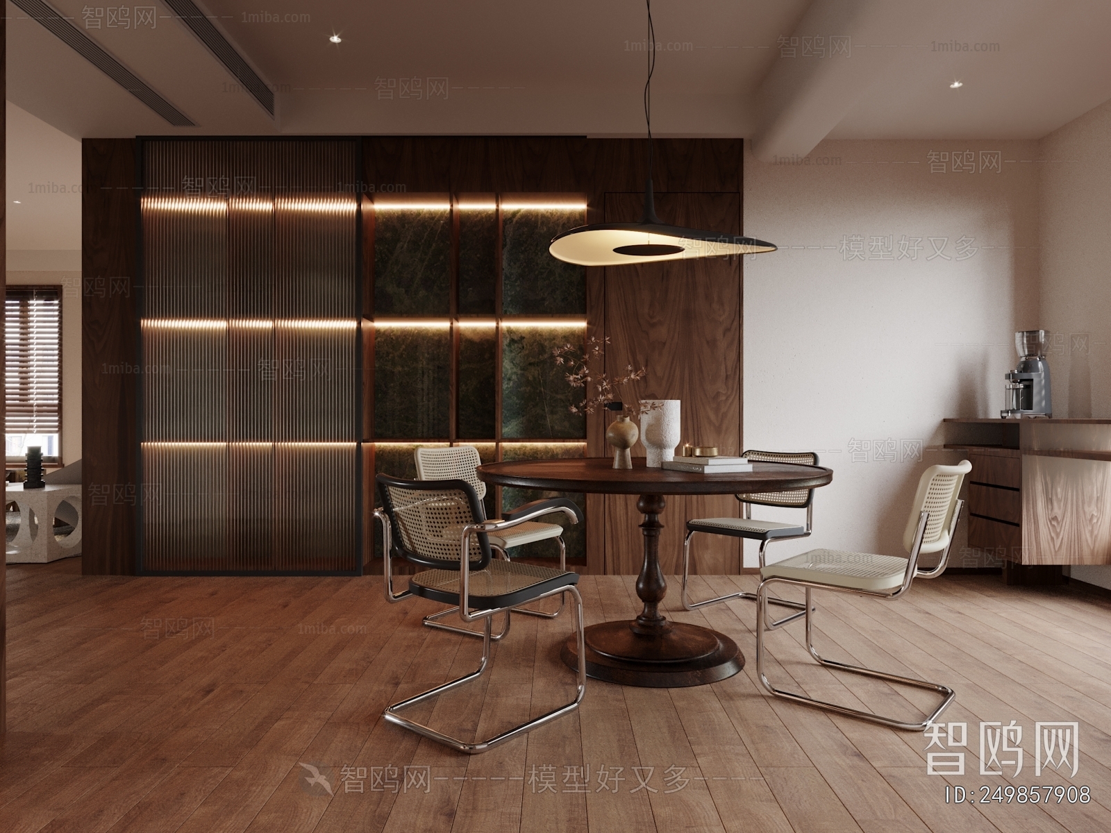 Wabi-sabi Style Dining Room