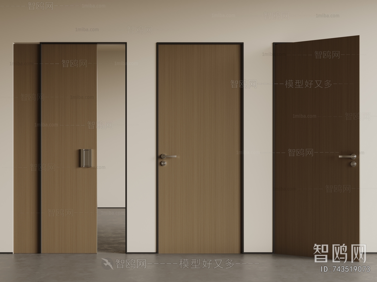 Modern Single Door