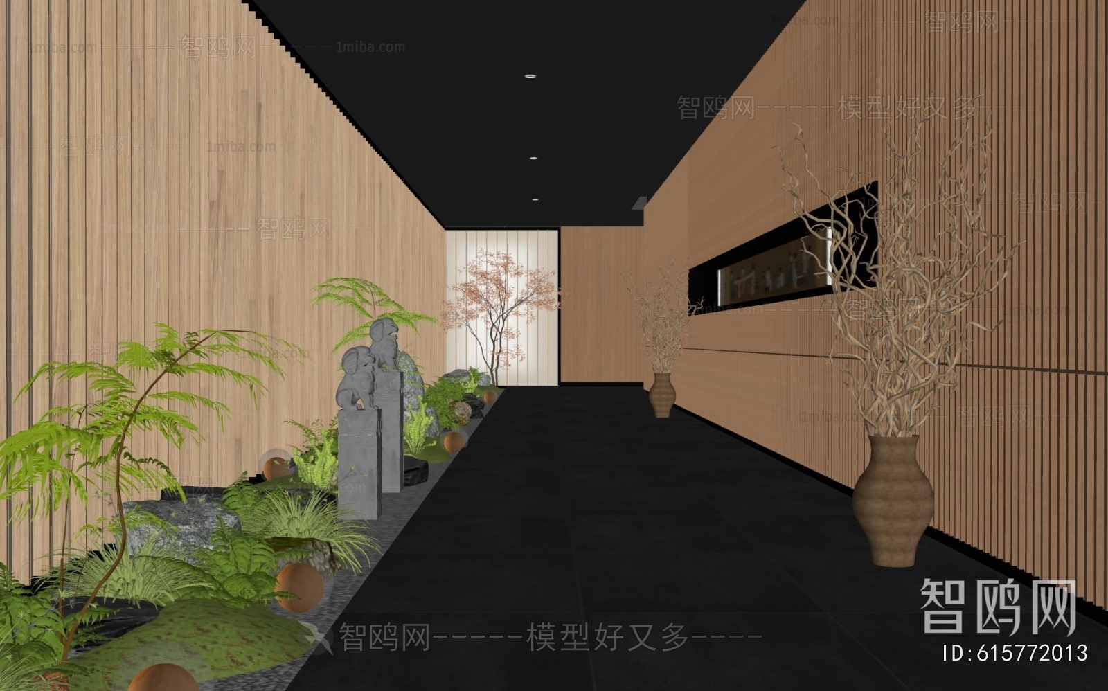 现代会所走廊