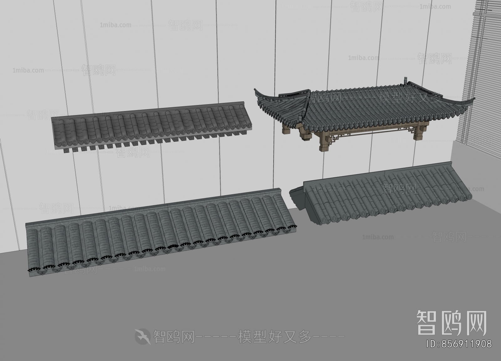 Chinese Style Building Component
