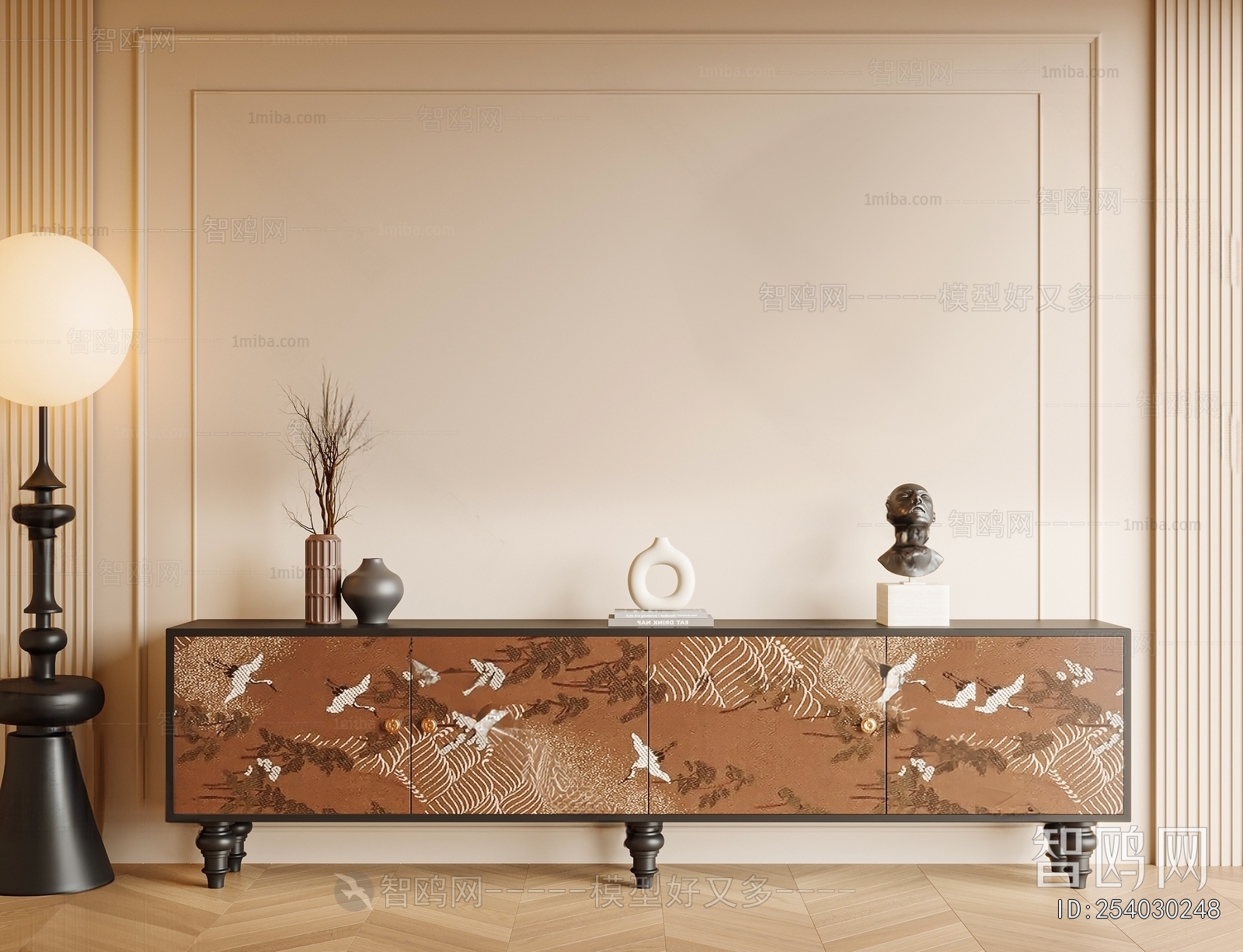 New Chinese Style TV Cabinet