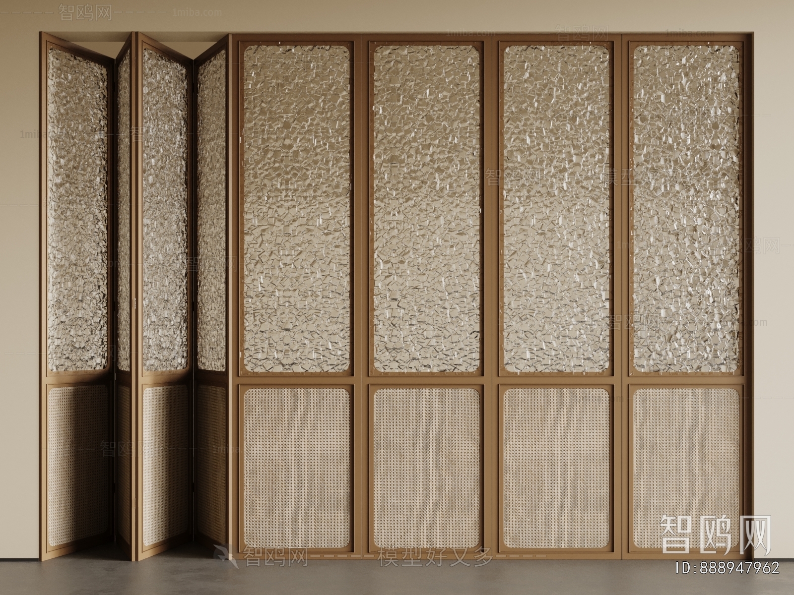 Wabi-sabi Style Sliding Door