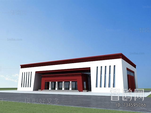 New Chinese Style Architecture Of Artistic Style
