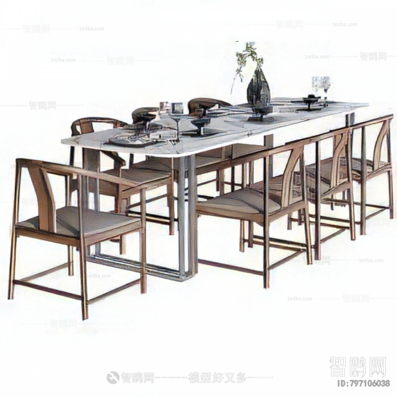 New Chinese Style Dining Table And Chairs