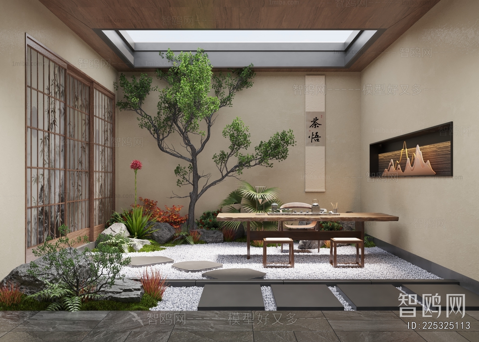New Chinese Style Courtyard/landscape