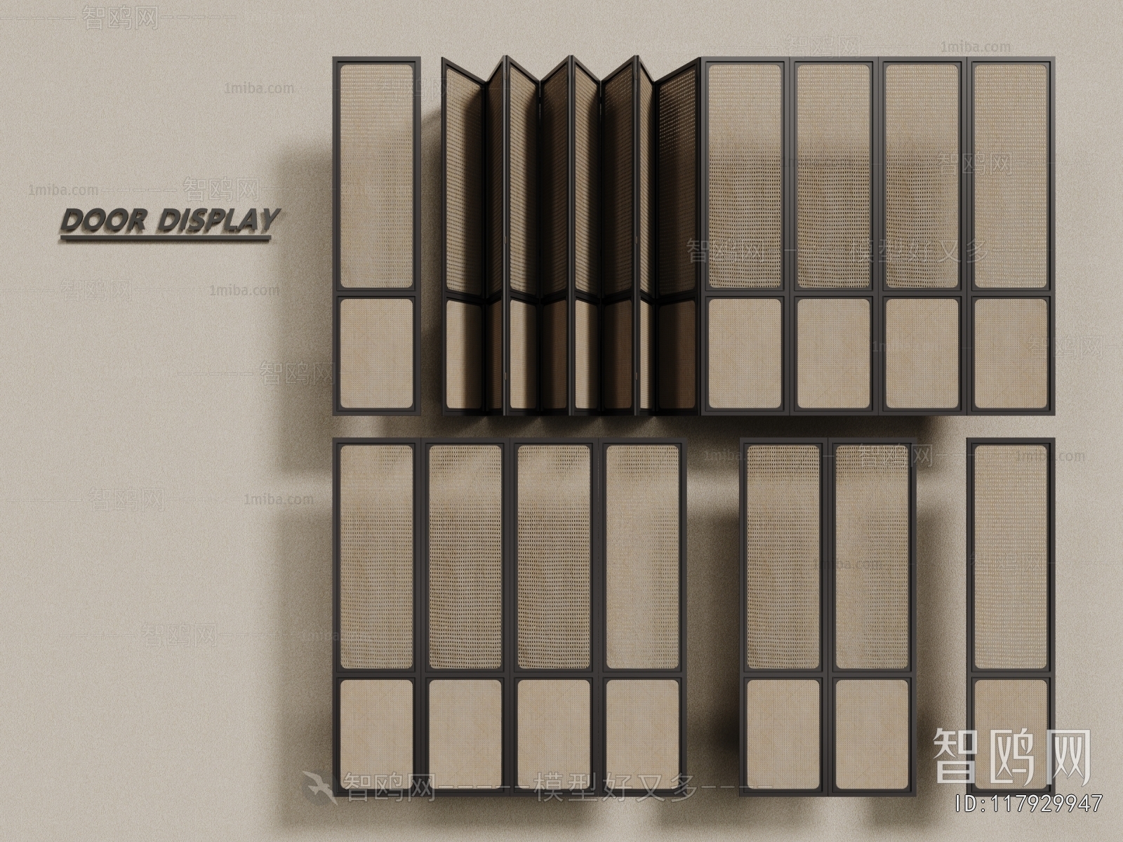 Wabi-sabi Style Sliding Door