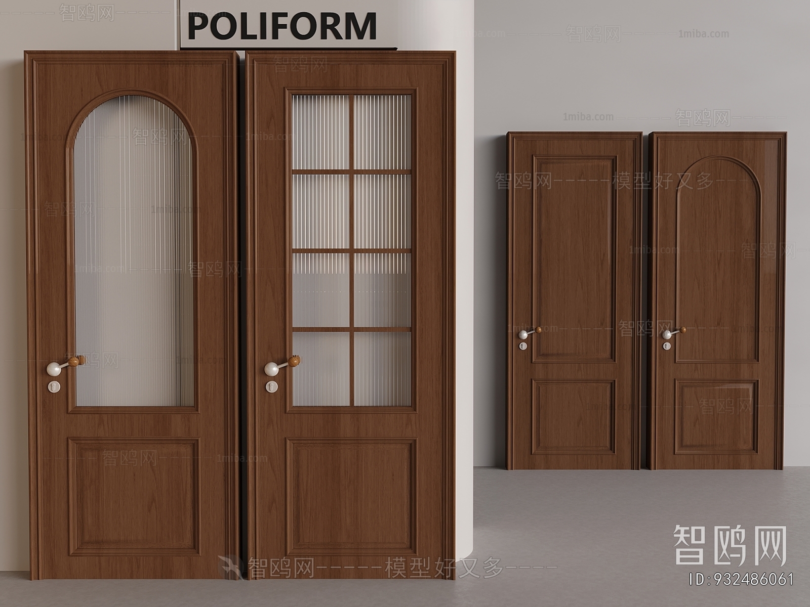 poliform法式实木单开门组合