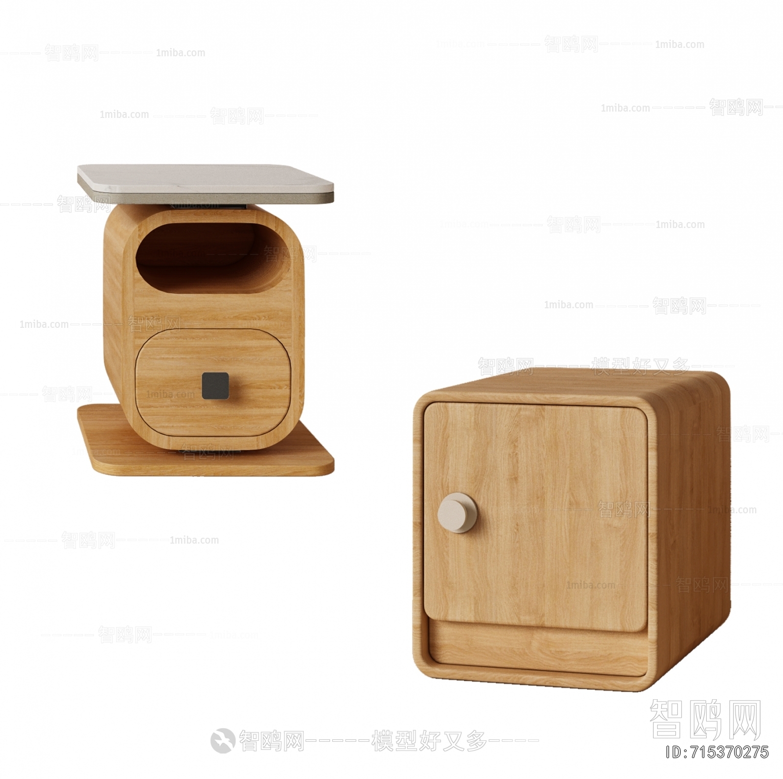 Nordic Style Bedside Cupboard