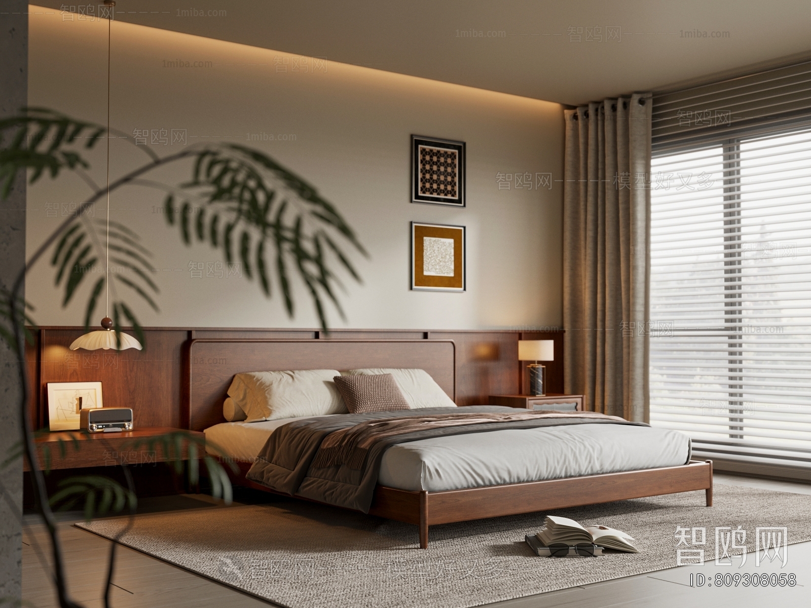 Wabi-sabi Style Bedroom