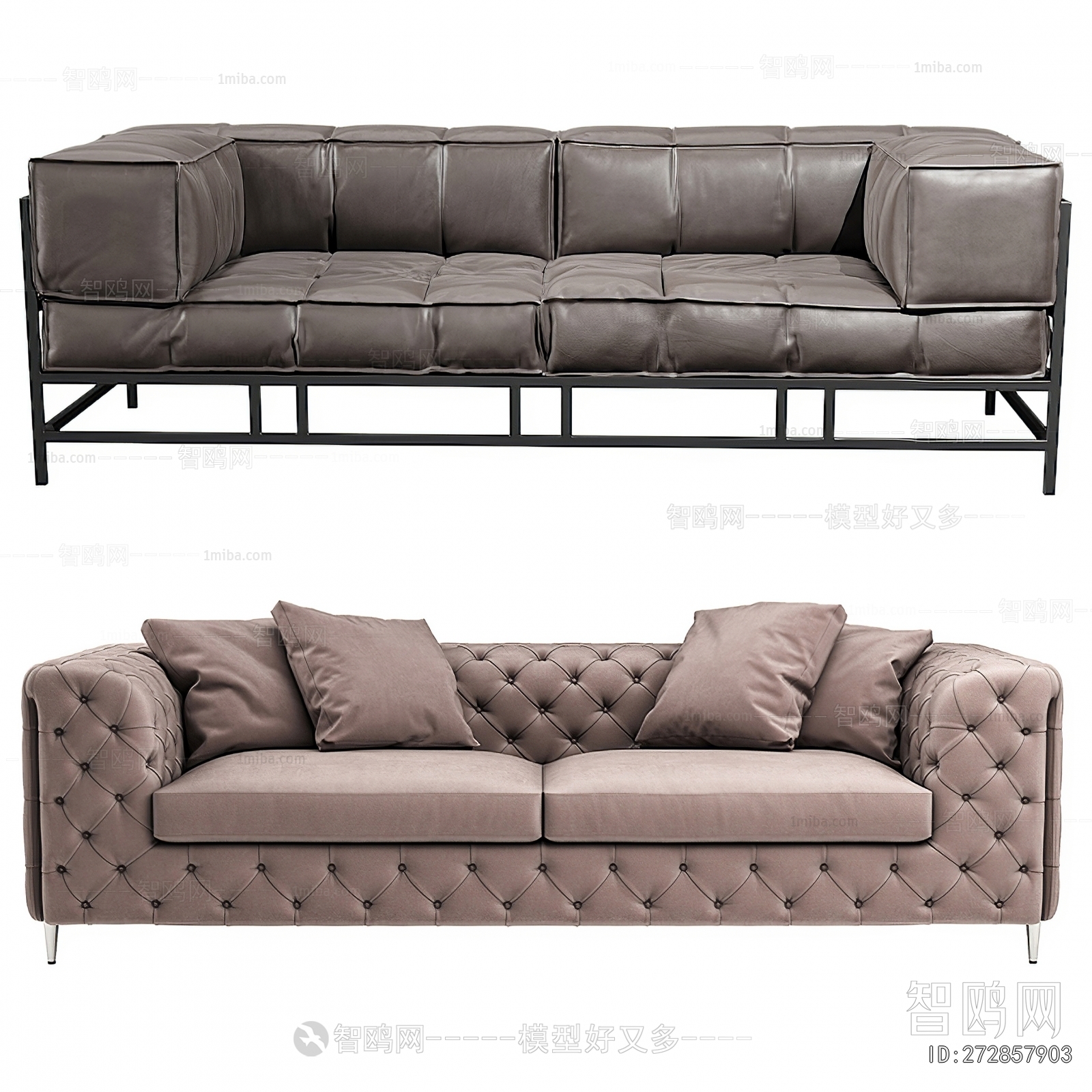 Simple European Style A Sofa For Two