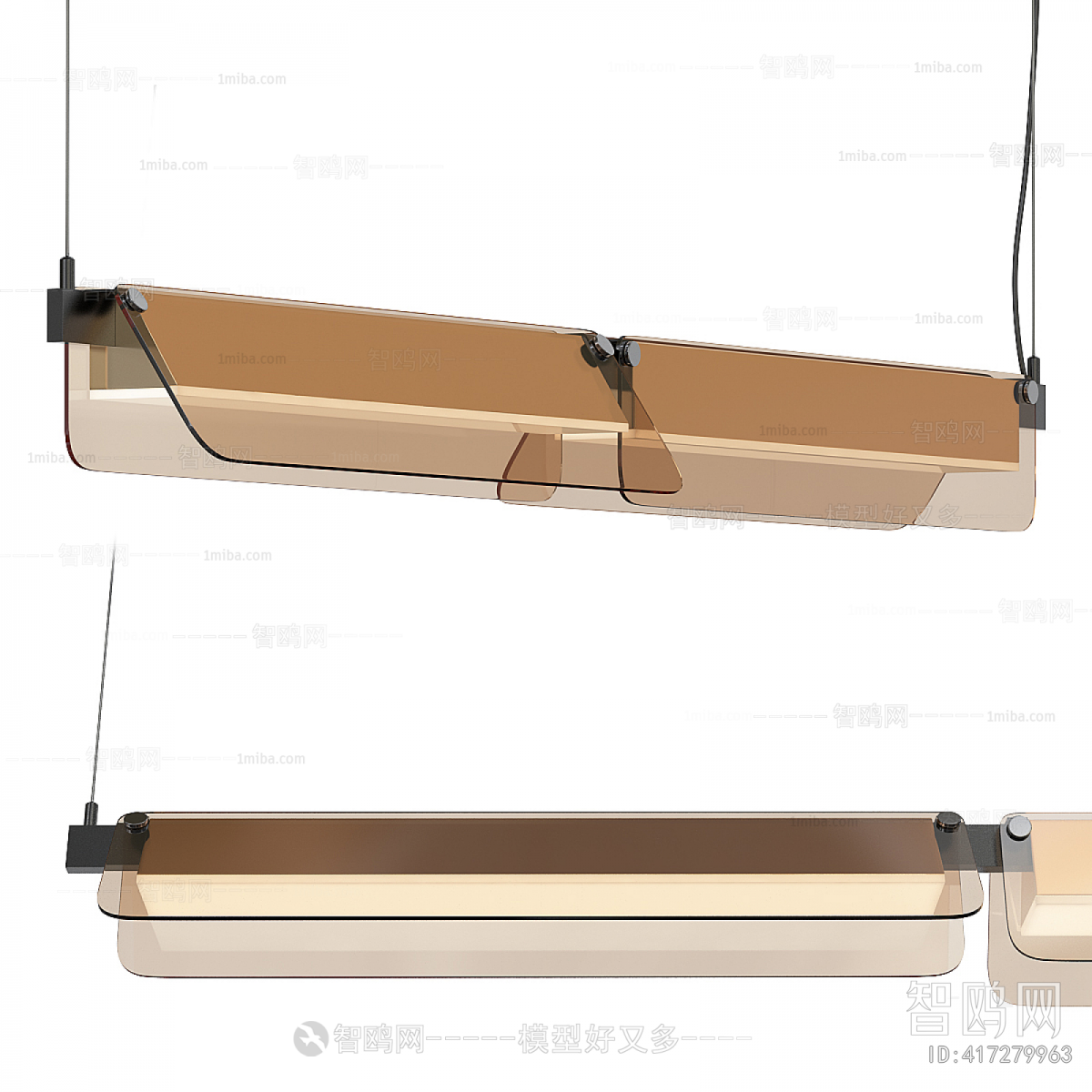 Modern Long Chandelier