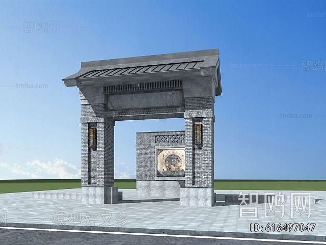 New Chinese Style Facade Element