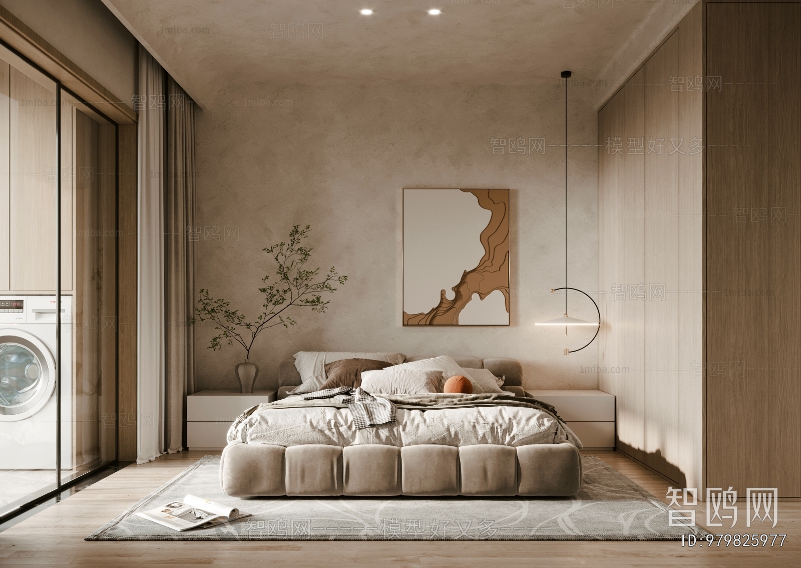 Wabi-sabi Style Bedroom