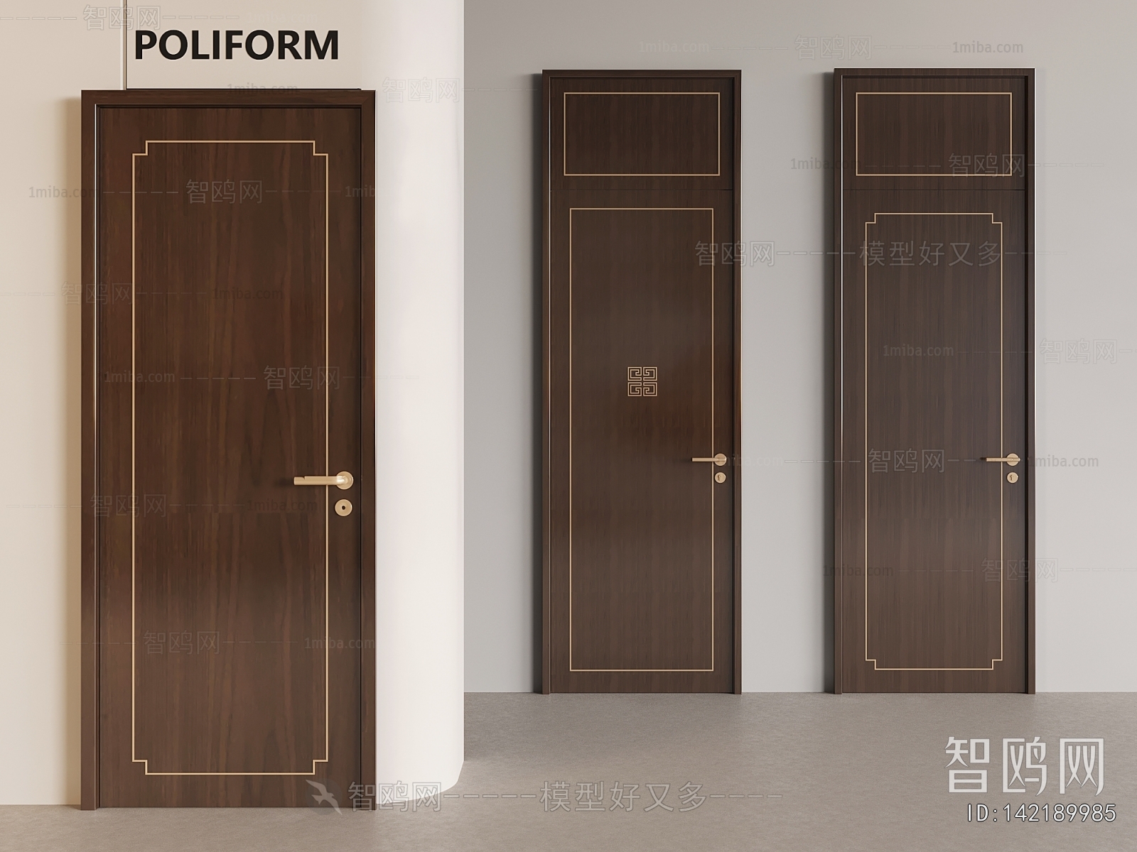 New Chinese Style Single Door