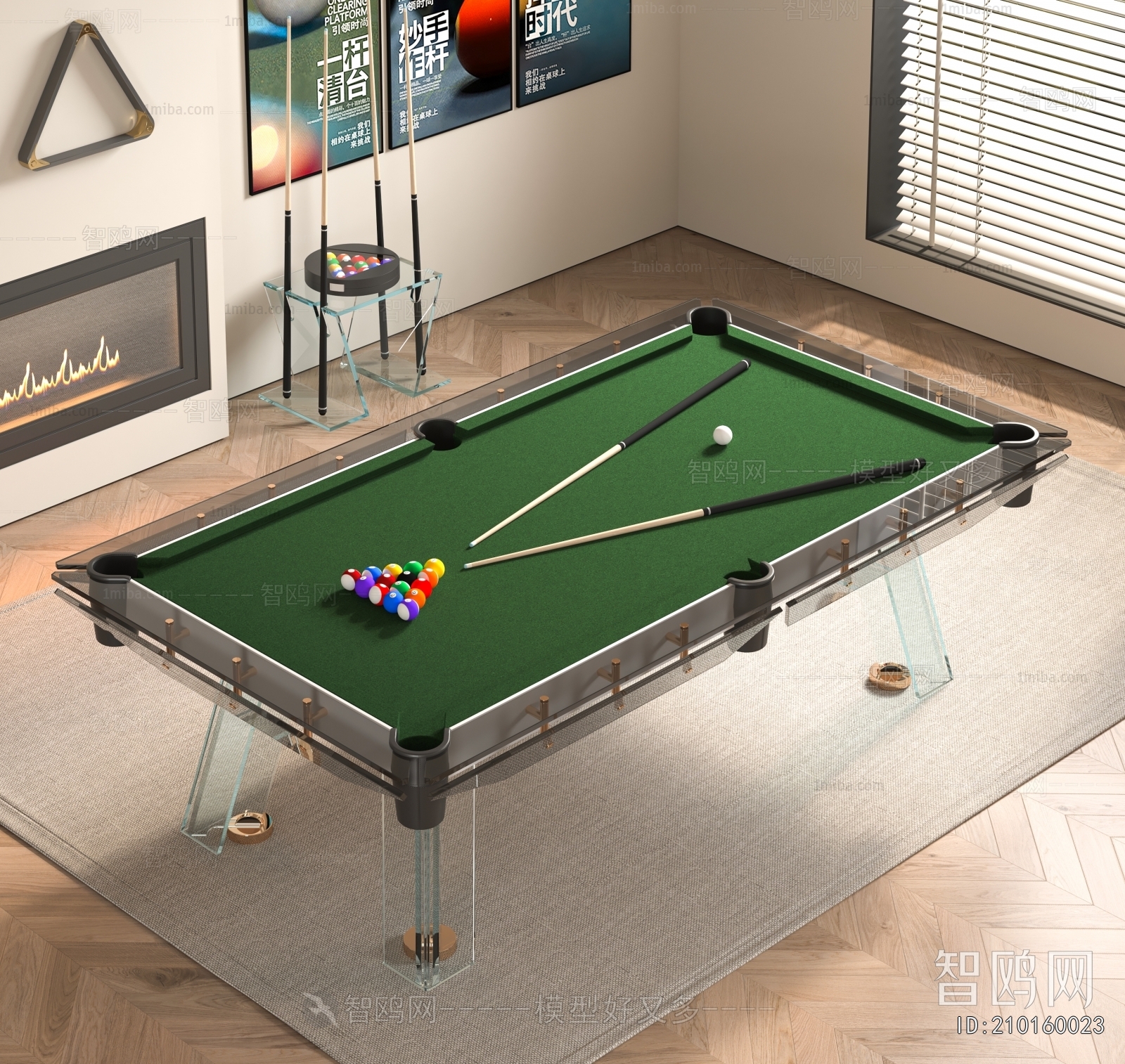 Modern Pool Table