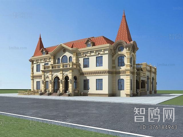 European Style Appearance Of Commercial Building