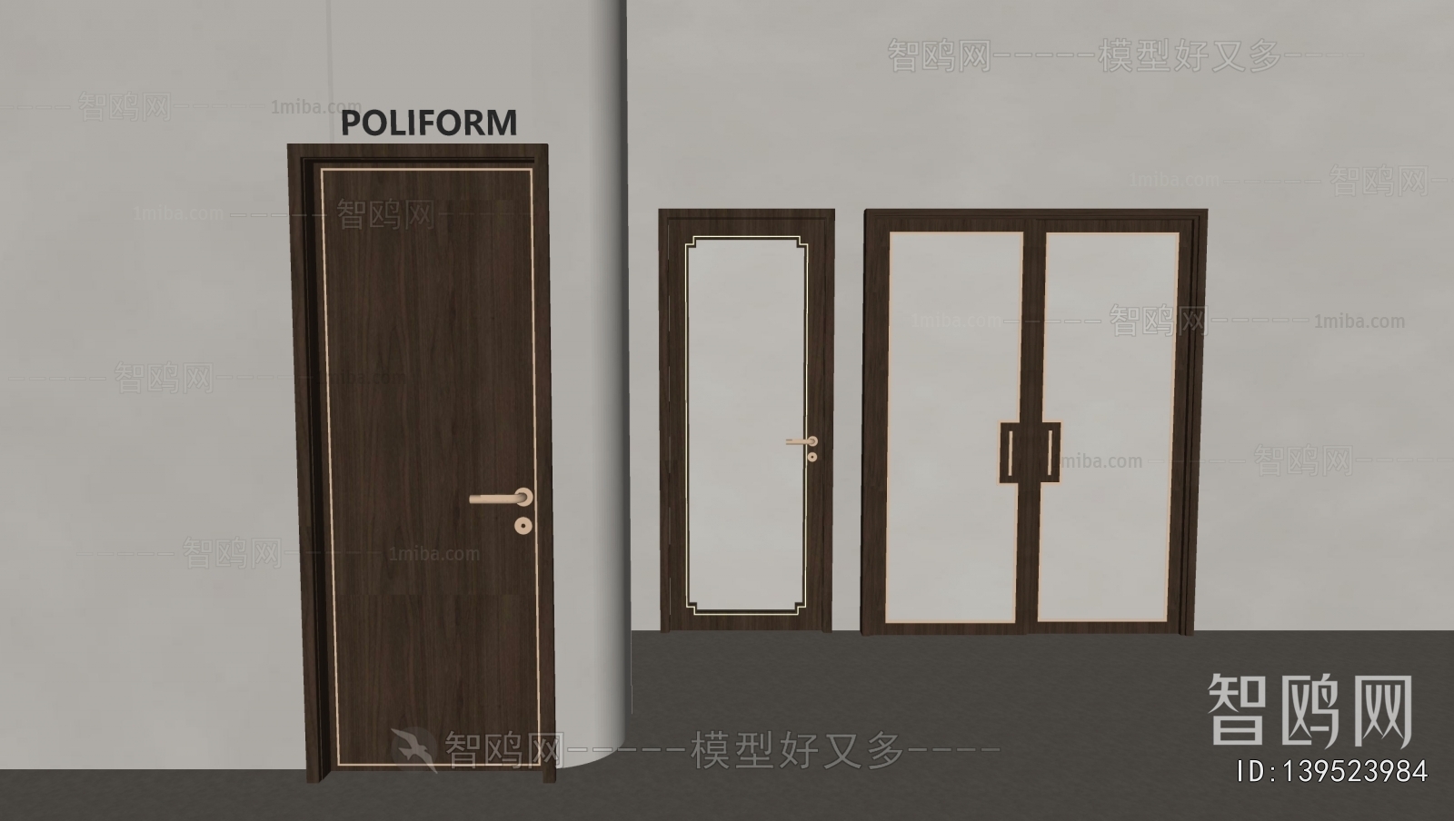 New Chinese Style Single Door