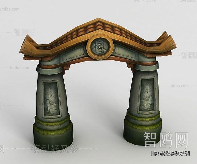 Chinese Style Ancient Architectural Buildings