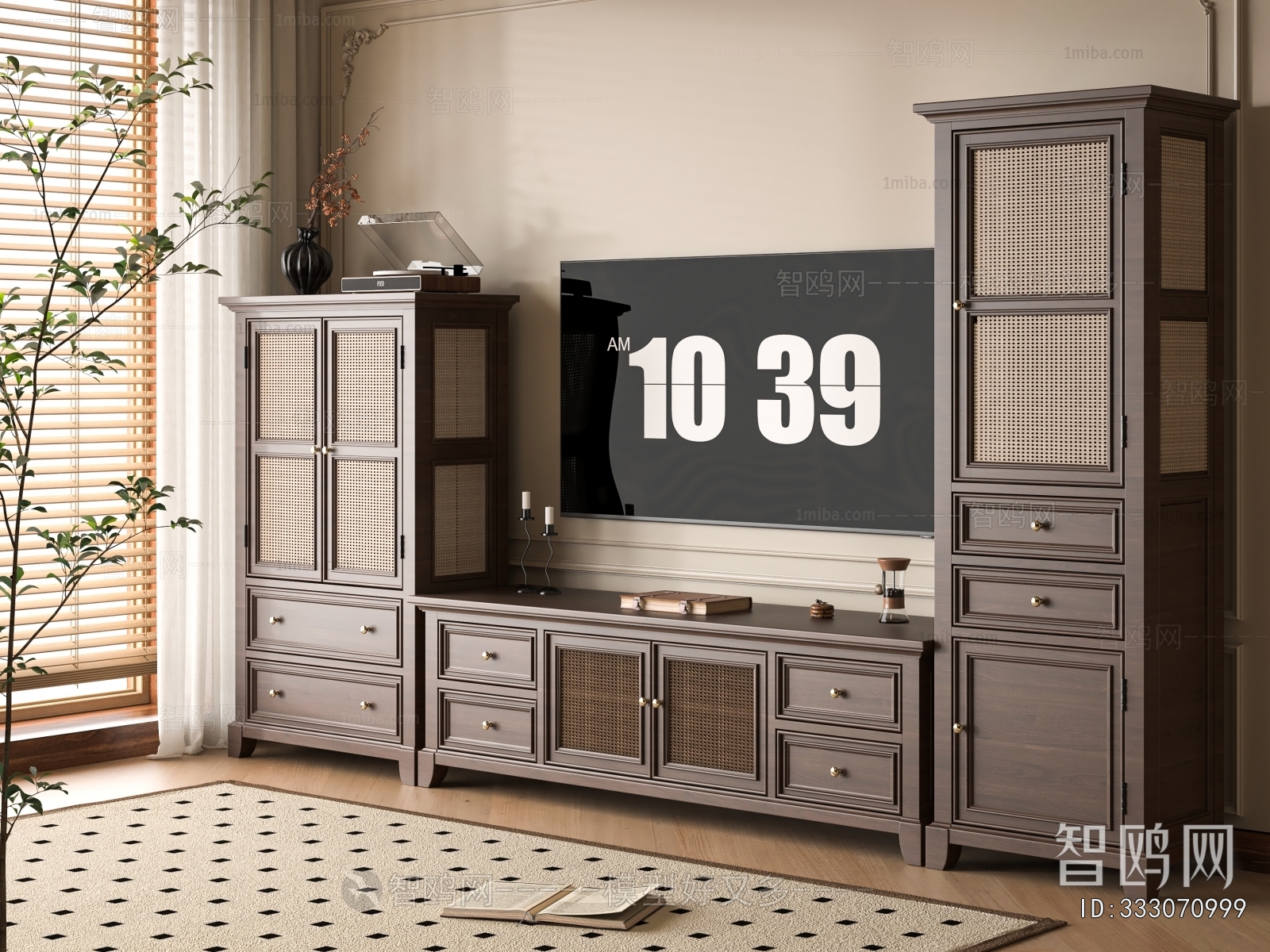 American Style TV Cabinet