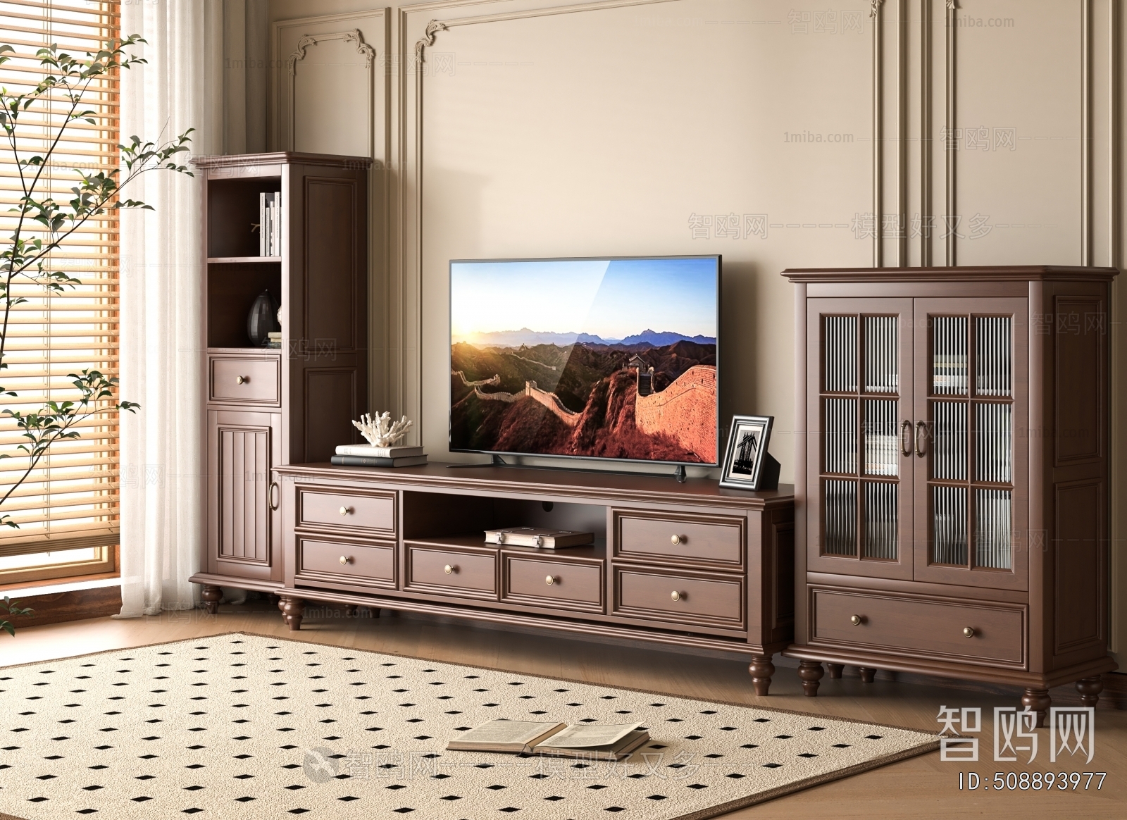 American Style TV Cabinet