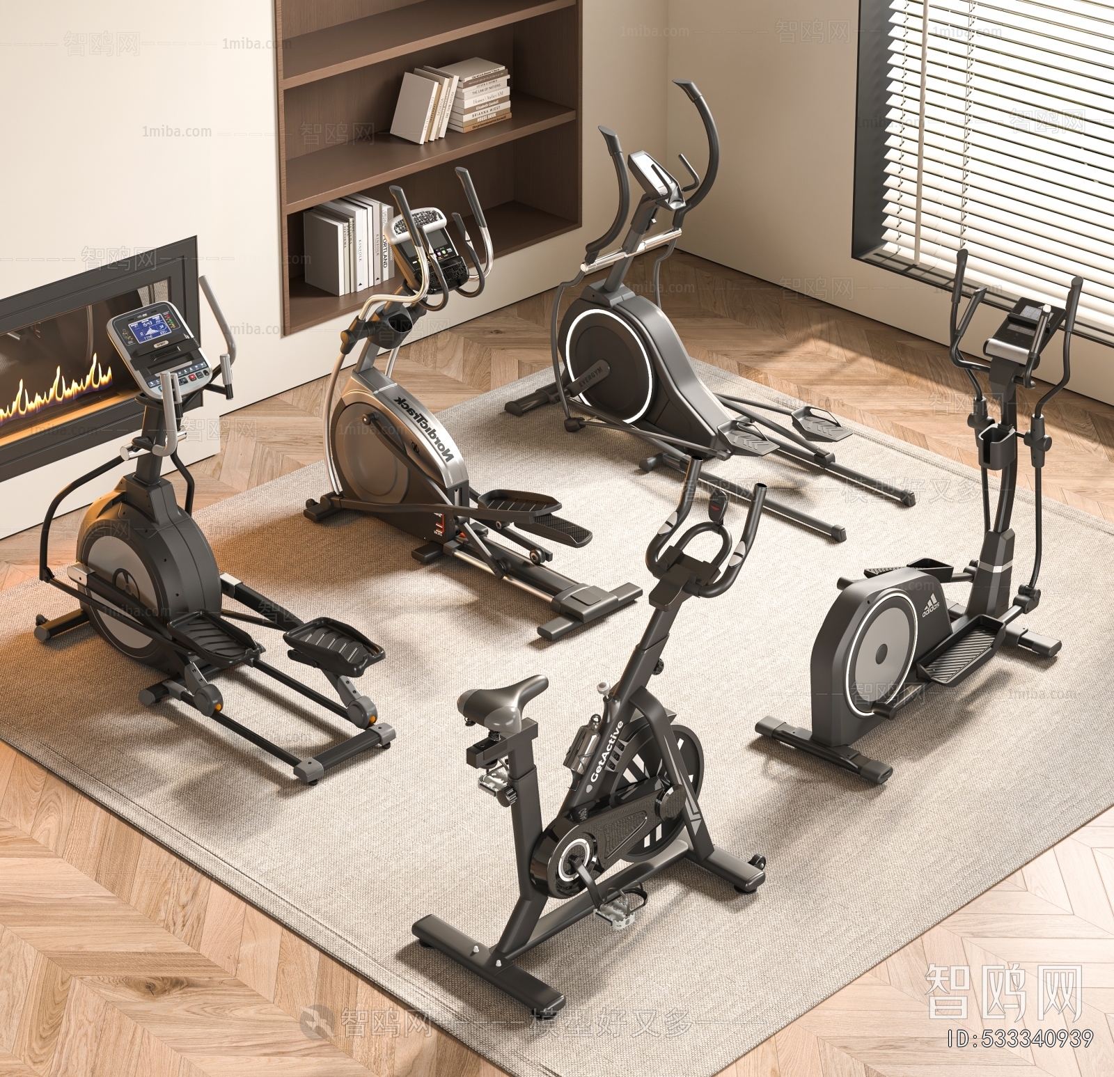 Modern Fitness Equipment