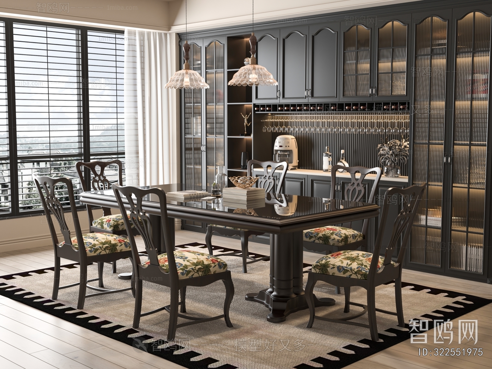 French Style Dining Table And Chairs