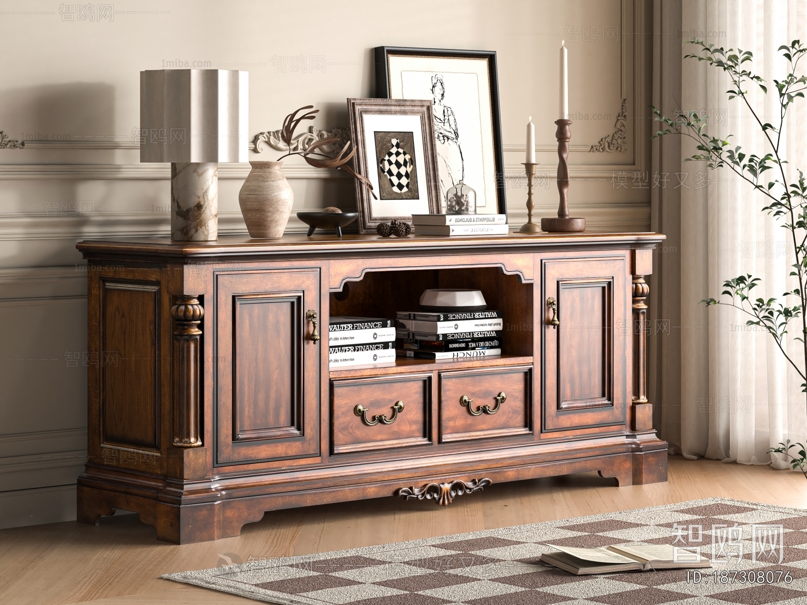 American Style TV Cabinet