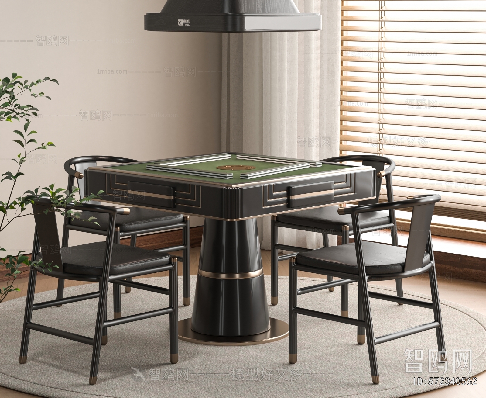 New Chinese Style Mahjong Tables And Chairs