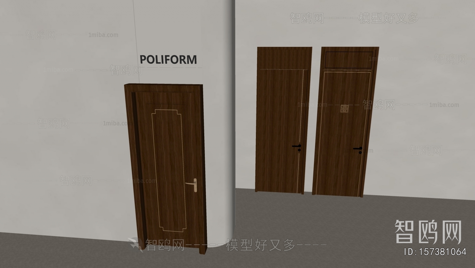 New Chinese Style Single Door