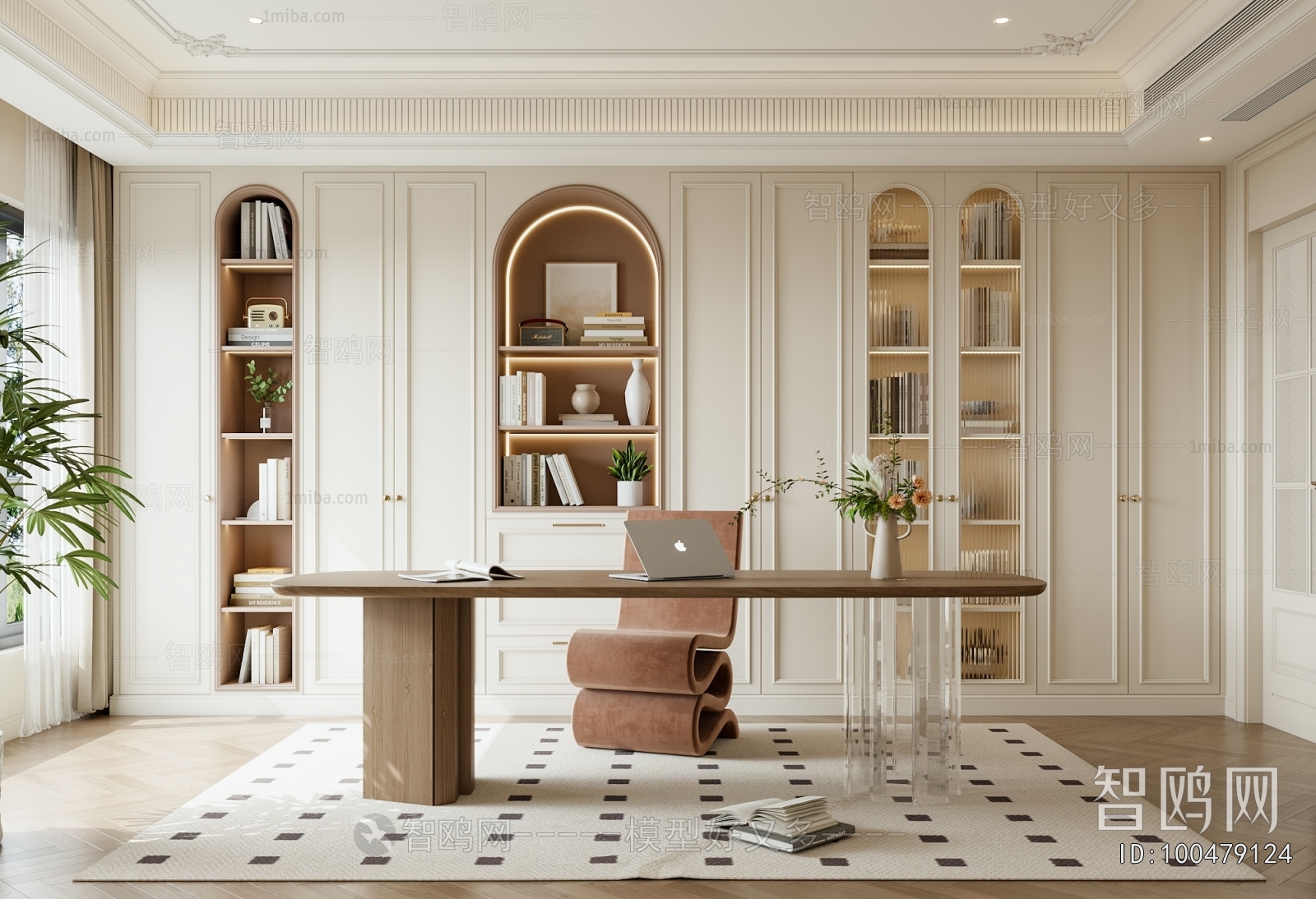 French Style Study Space