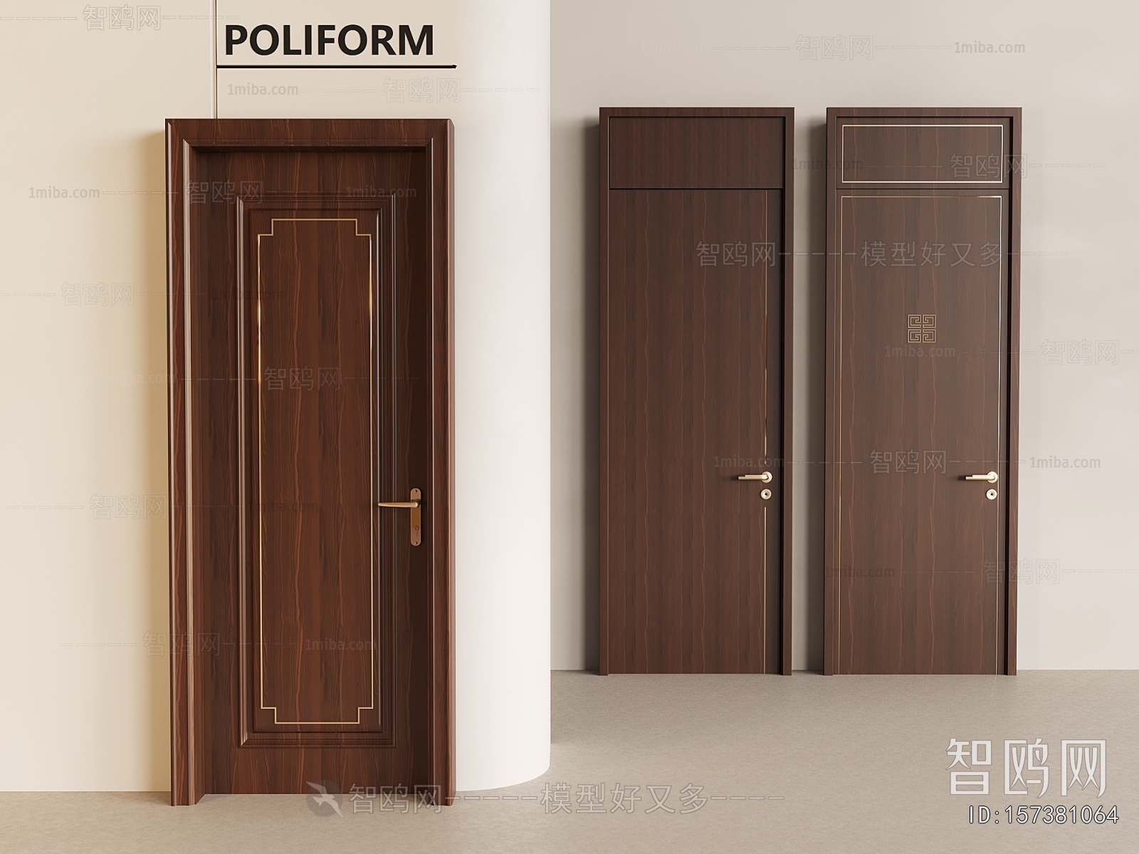 New Chinese Style Single Door